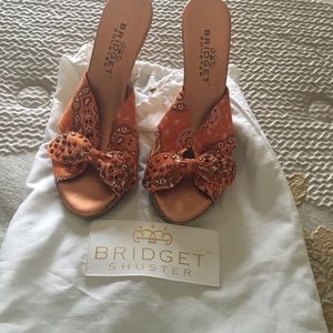 Bridget Shuster Cork Wedge Sandal